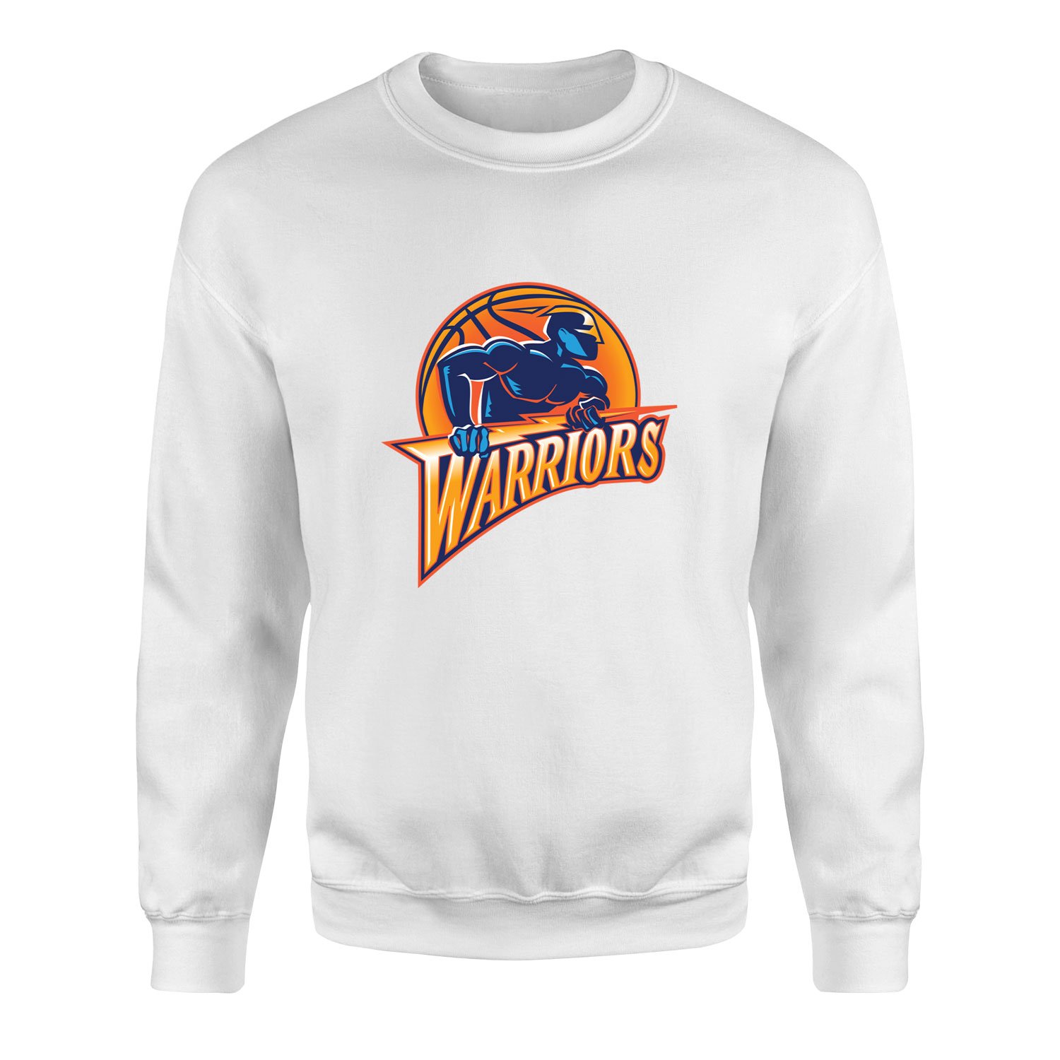 Warriors Retro Sweatshirt XXL - Beyaz
