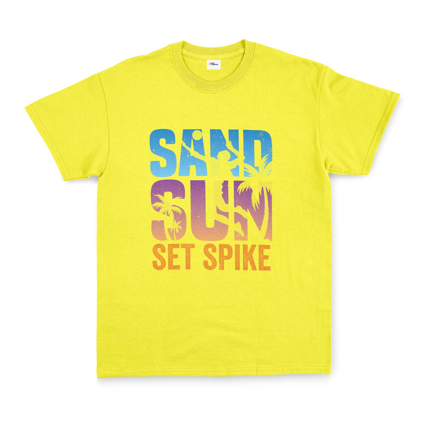 Sand Sun Set Spike Tişört M - Sarı
