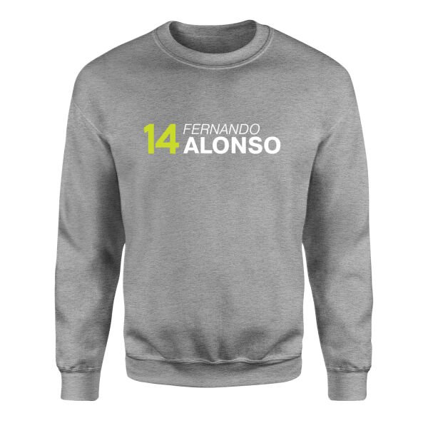 Fernando Alonso 14 Sweatshirt XL - Gri
