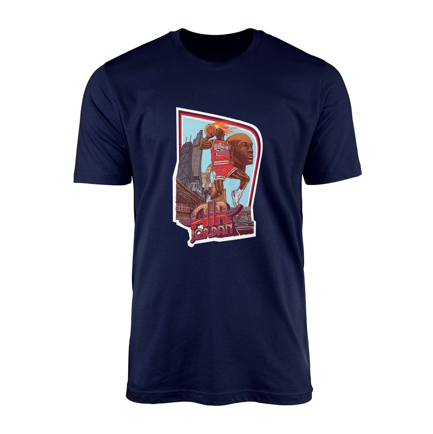 Air Jordan Print Tişört S - İndigo Mavisi