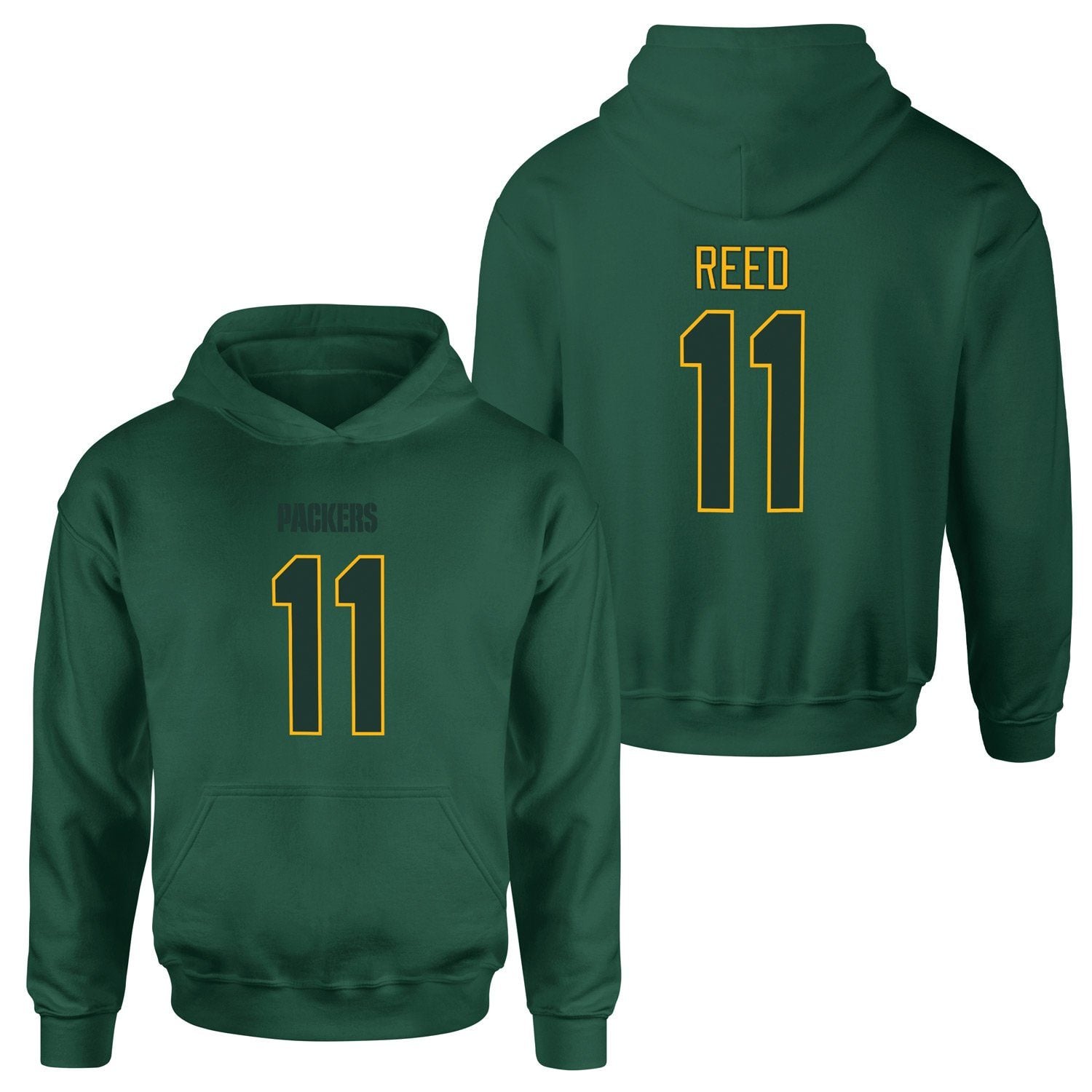Jayden Reed Green Bay Packers Hoodie XXL - Nefti Yeşili