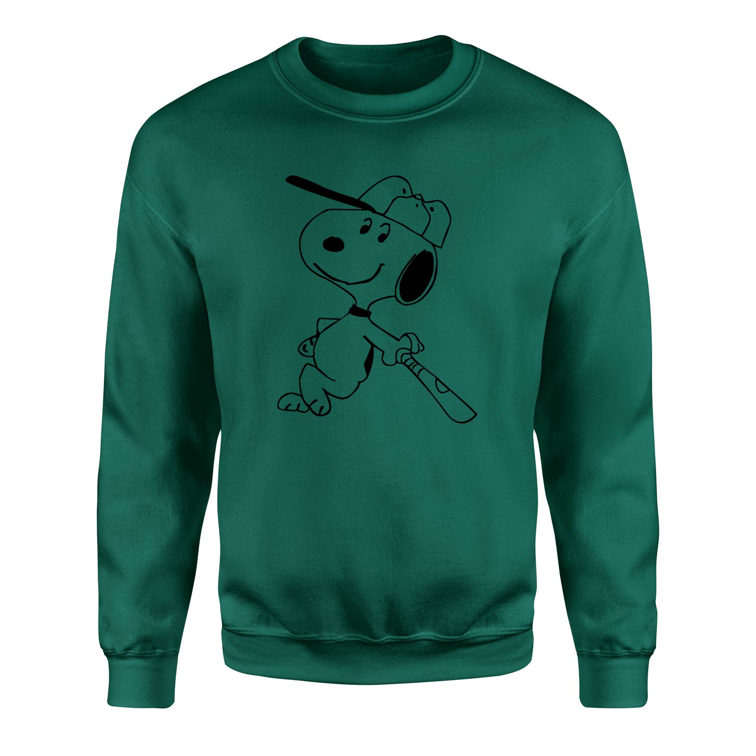 Snoopy Sweatshirt XL - Nefti Yeşili