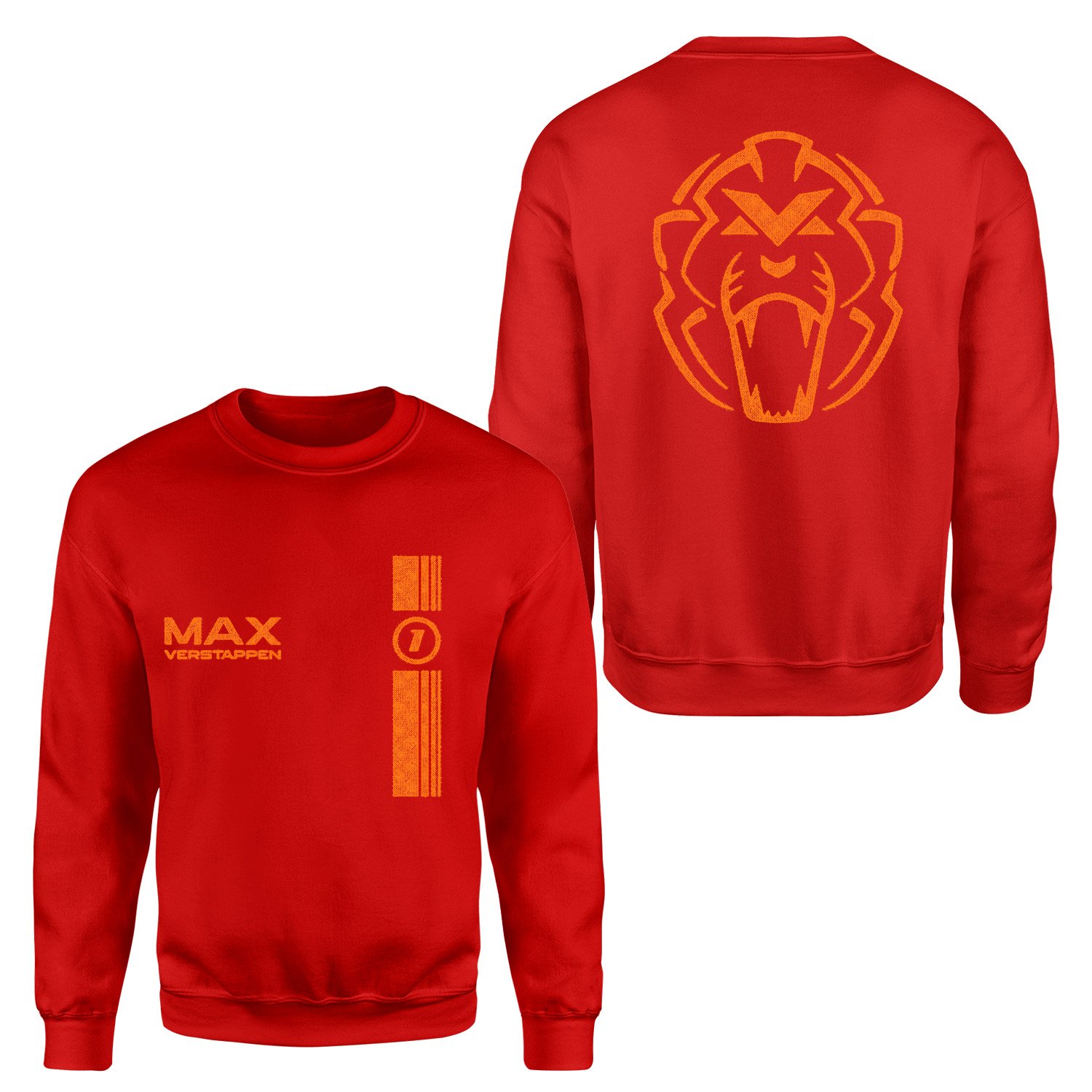 Max Verstappen Stamp Edition Sweatshirt M - Kırmızı
