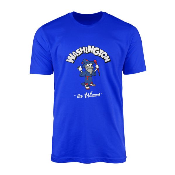 Wizards Cartoon Tişört S - Mavi