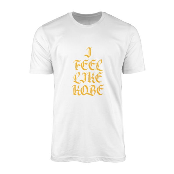 I FEEL LIKE KOBE Tişört S - Beyaz