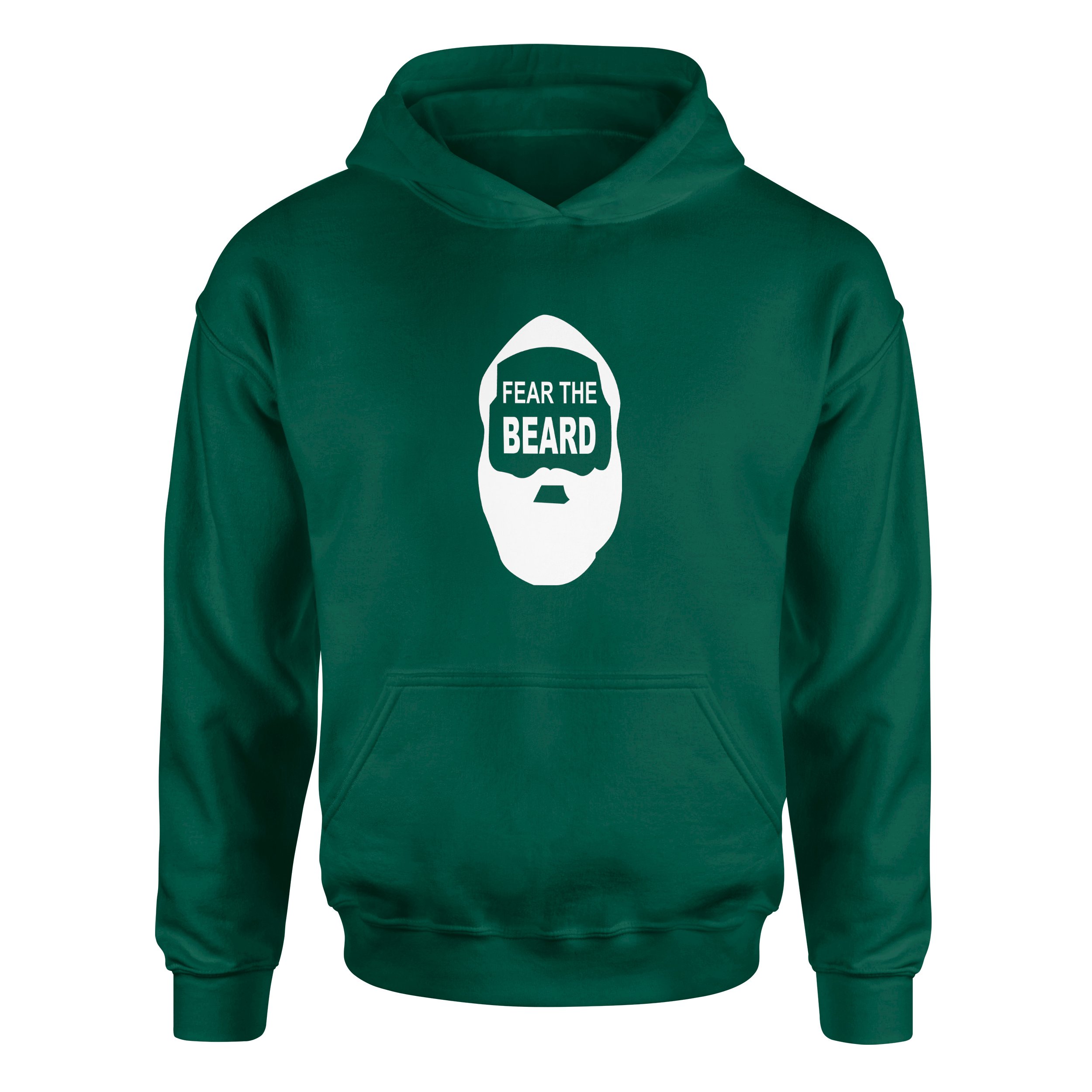 Fear the Beard | James Harden W Hoodie S - Nefti Yeşili