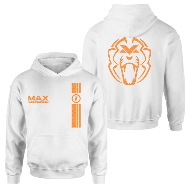 Max Verstappen Stamp Edition Hoodie L - Beyaz