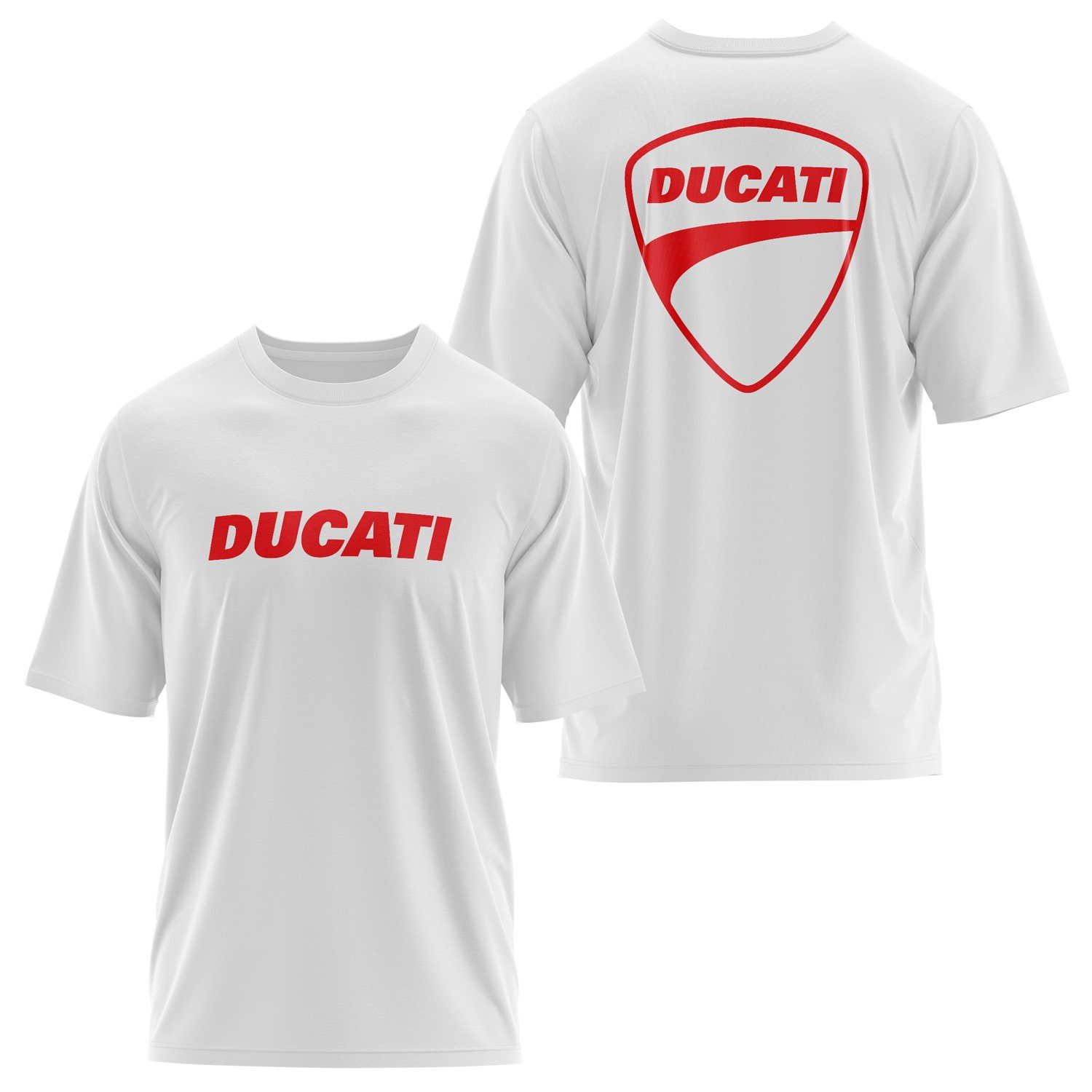 Ducati Italian Thunder Oversize Tişört S - Beyaz