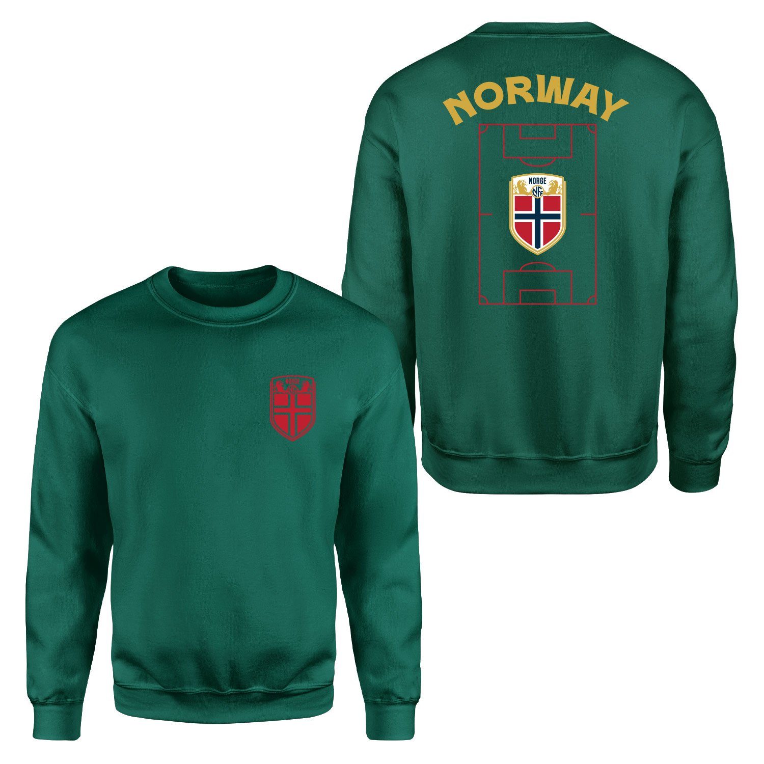 Norveç Dünya Kupası 2026 Sweatshirt M - Nefti Yeşili