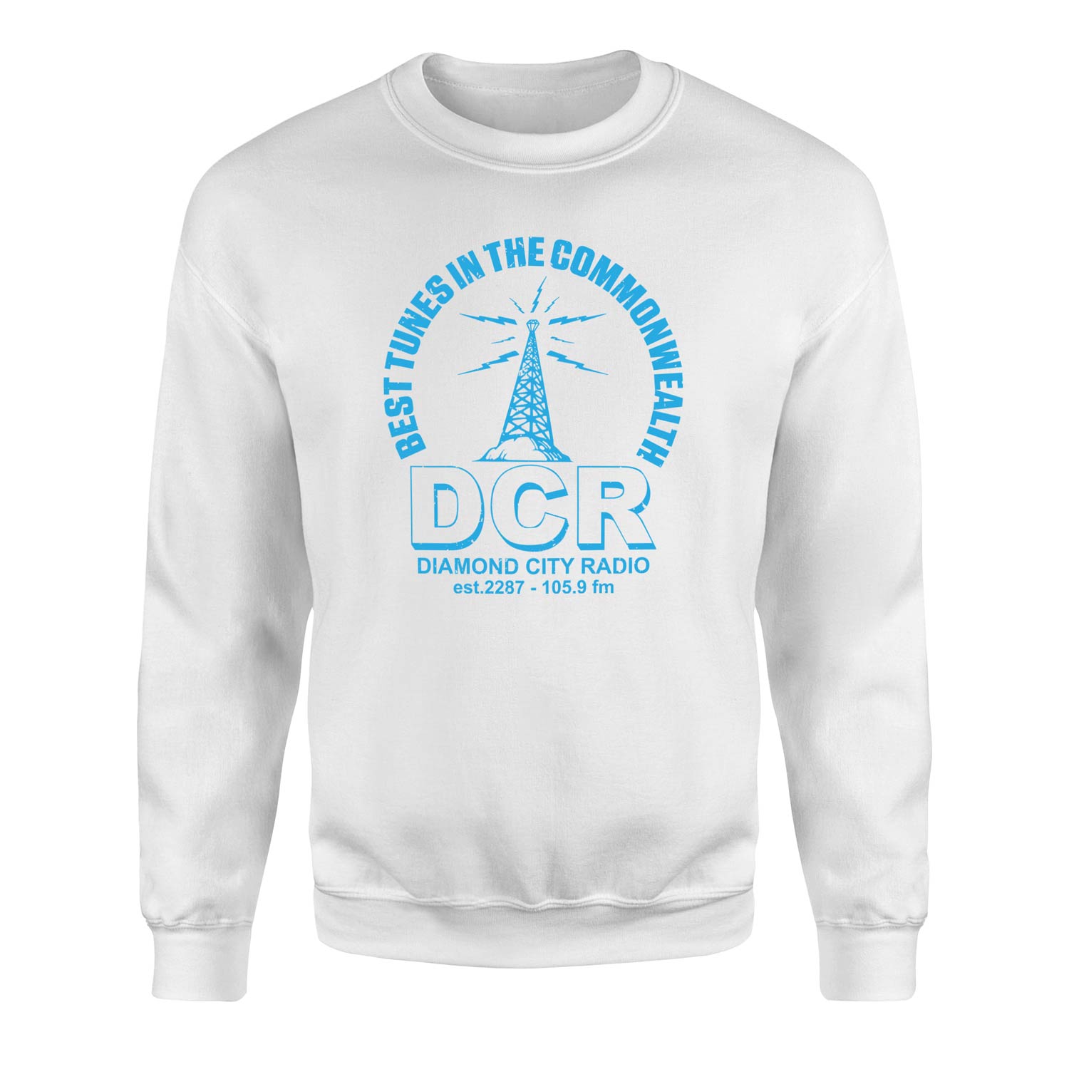 Diamond City Radio Sweatshirt M - Beyaz