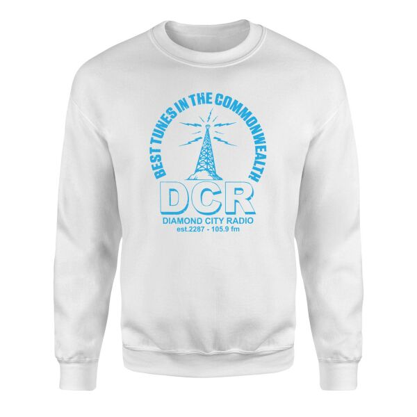 Diamond City Radio Sweatshirt M - Beyaz