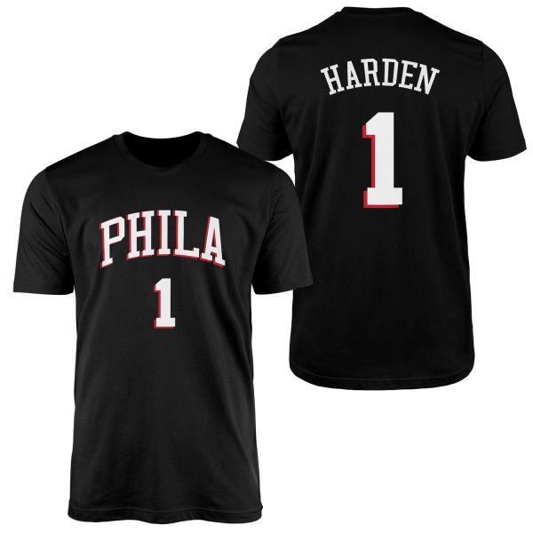 James Harden Philadelphia Forma Tişört L - Siyah