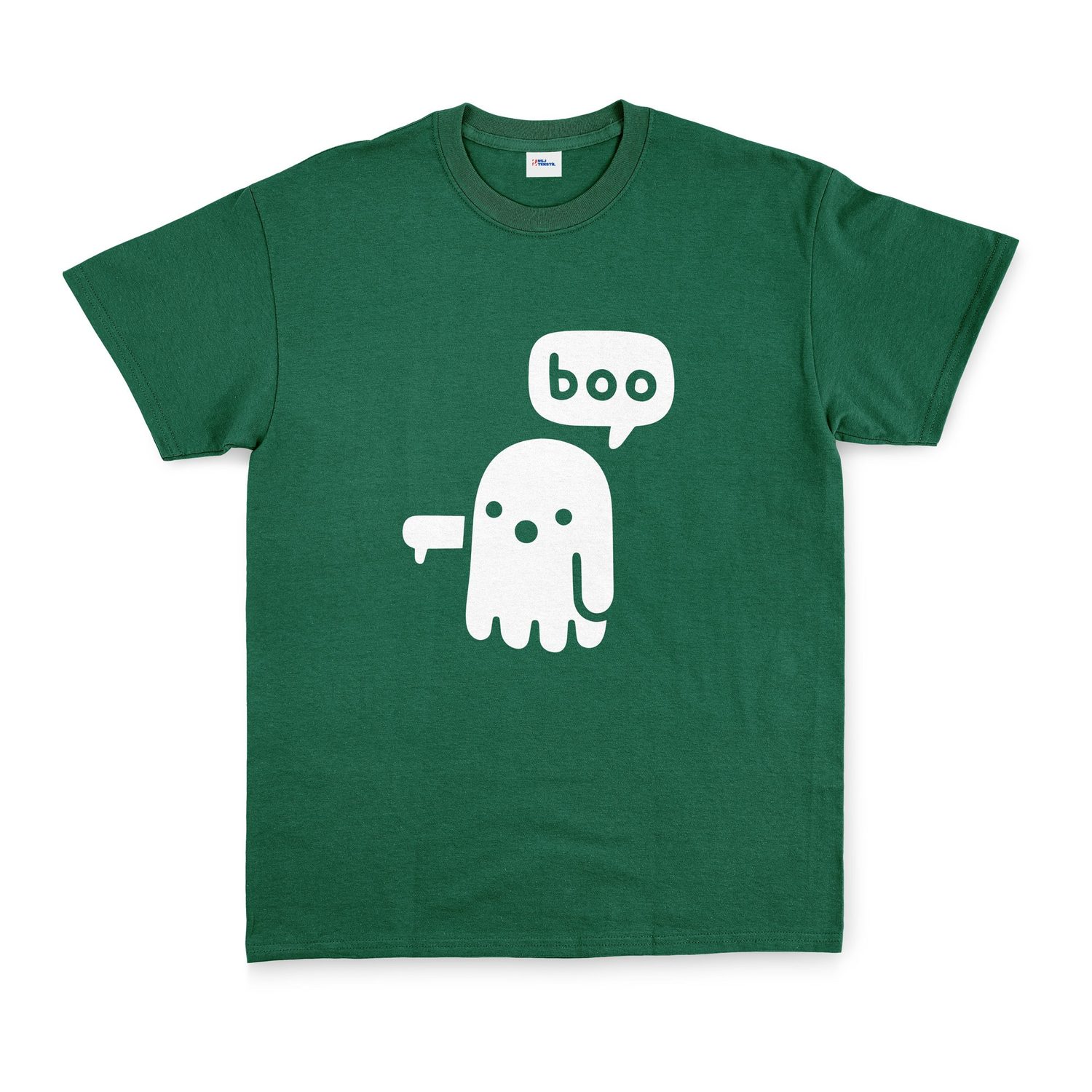 Boo! Tişört XL - Nefti Yeşili