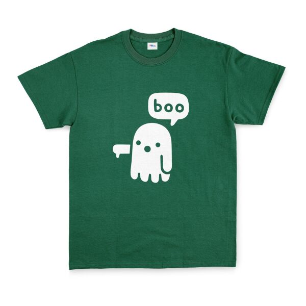Boo! Tişört XL - Nefti Yeşili