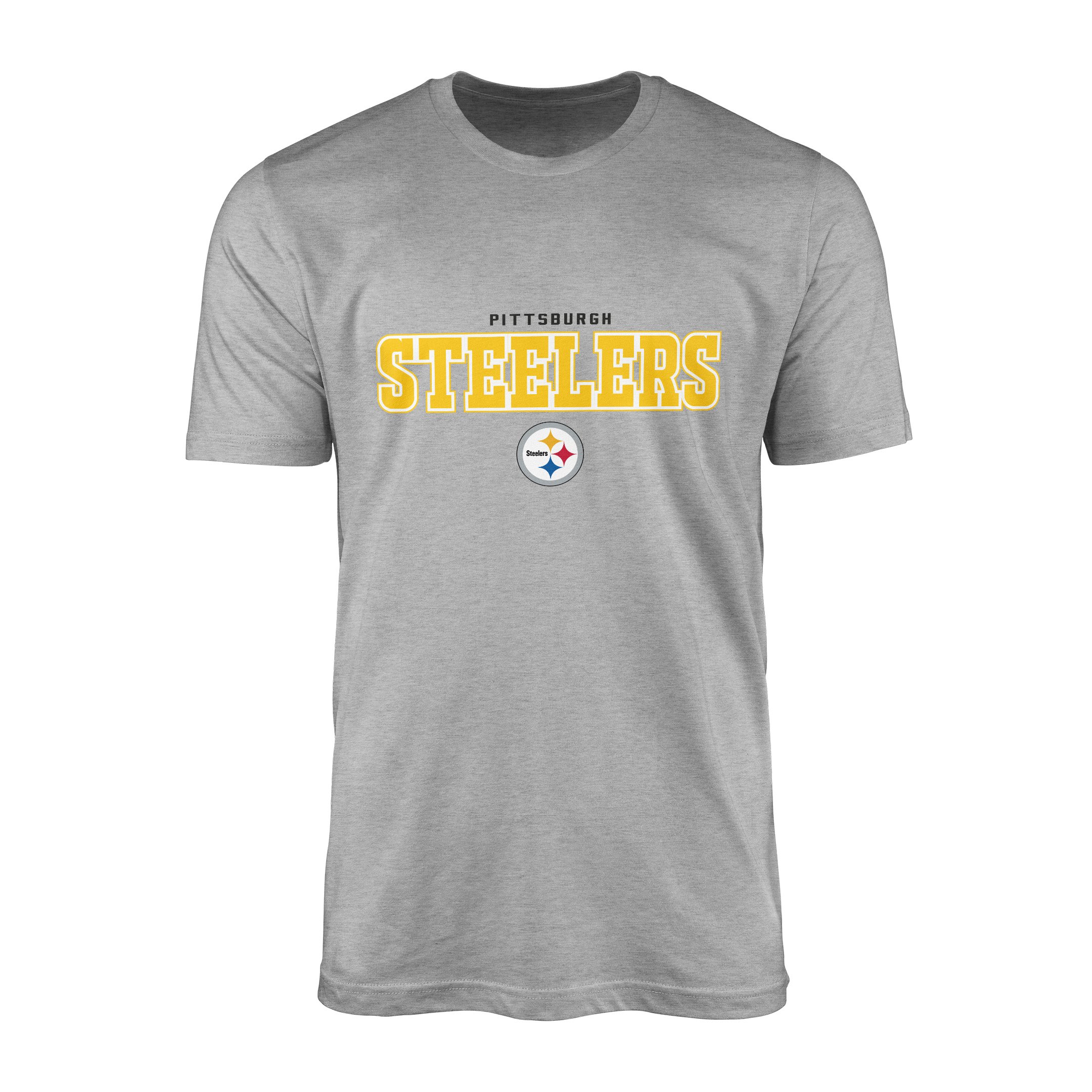 Pittsburgh Steelers B Tişört L - Gri
