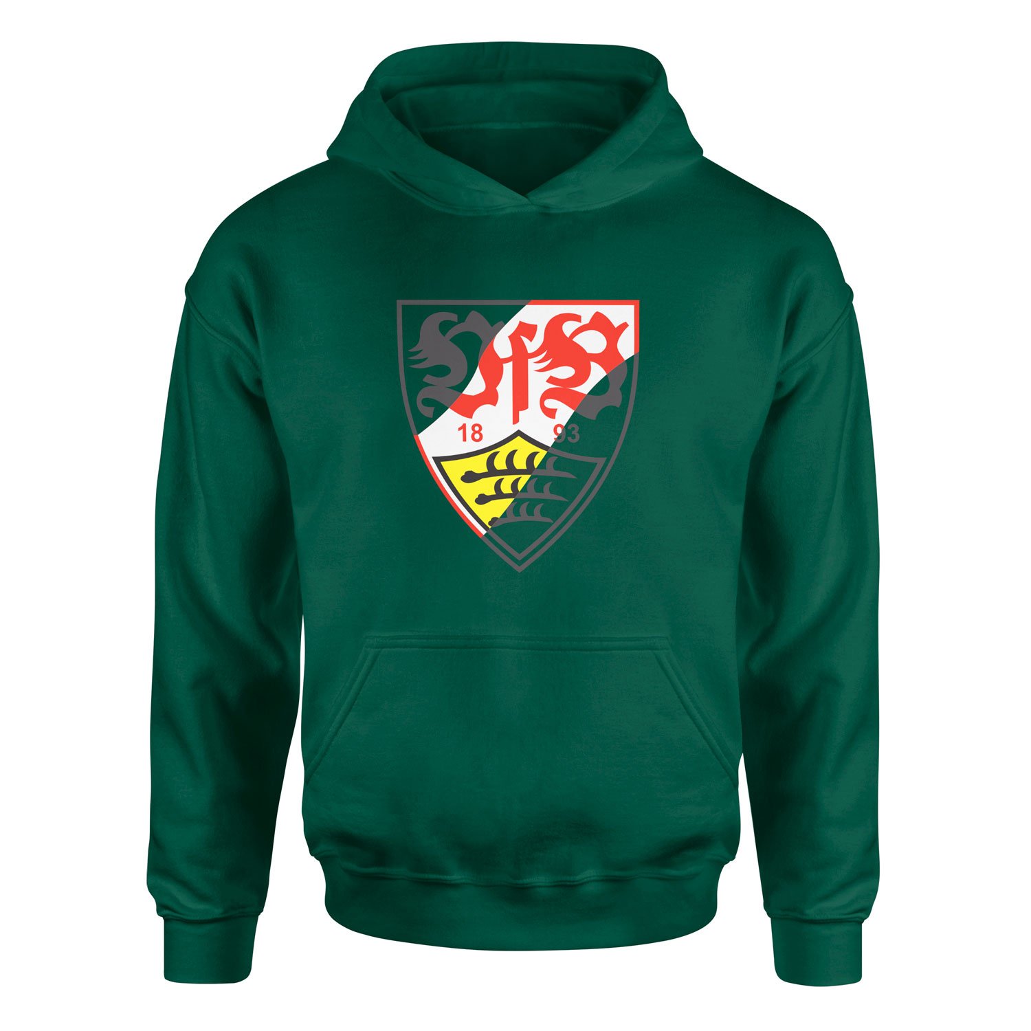 VfB Stuttgart Big Hoodie S - Nefti Yeşili