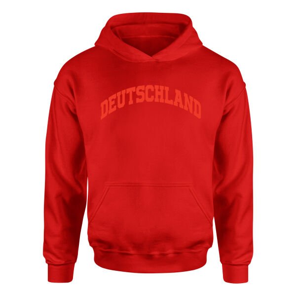 Deutschland Hoodie M - Kırmızı