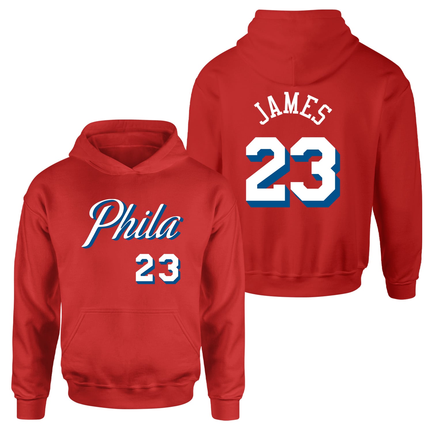 LeBron James 23 Philadelphia Hoodie
