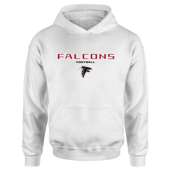 Falcons Football Hoodie M - Beyaz
