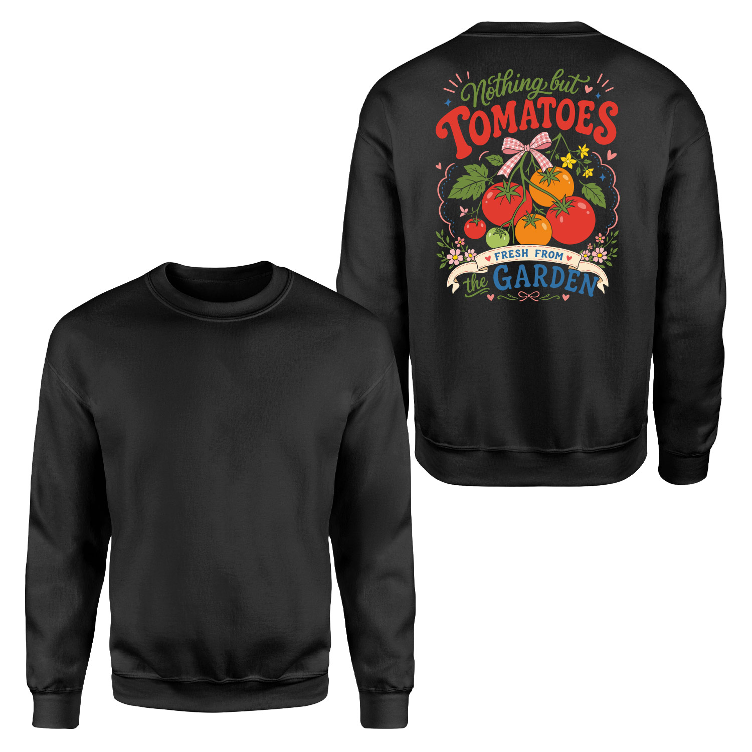 Fresh Tomatoes Sweatshirt M - Siyah