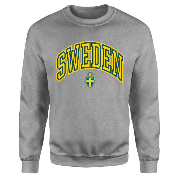İsveç 2026 Varsity Sweatshirt L - Gri