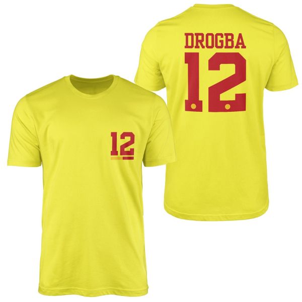 Didier Drogba Forma Tişört M - Sarı