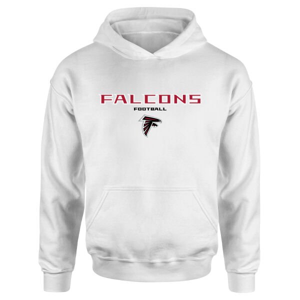 Falcons Football Hoodie L - Beyaz