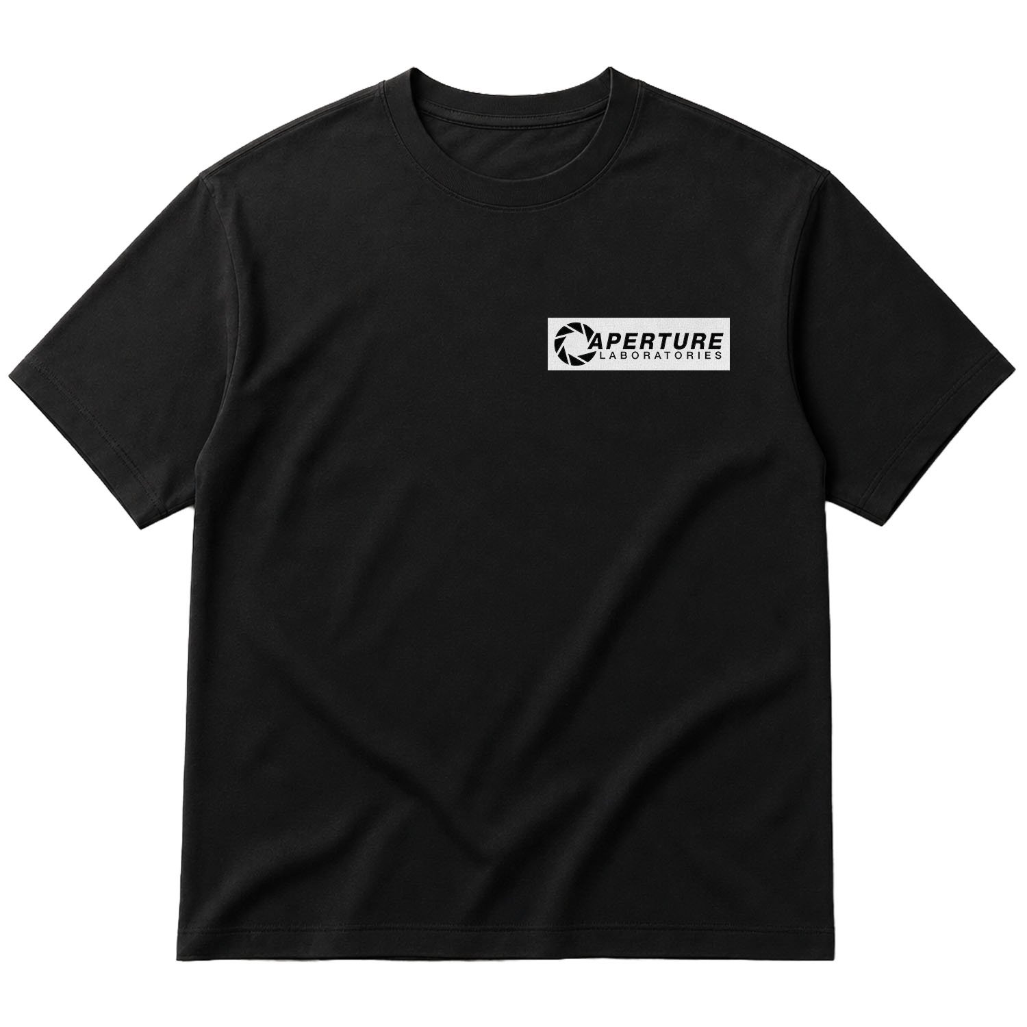 Aperture Laboratories Oversize Tişört XL - Siyah
