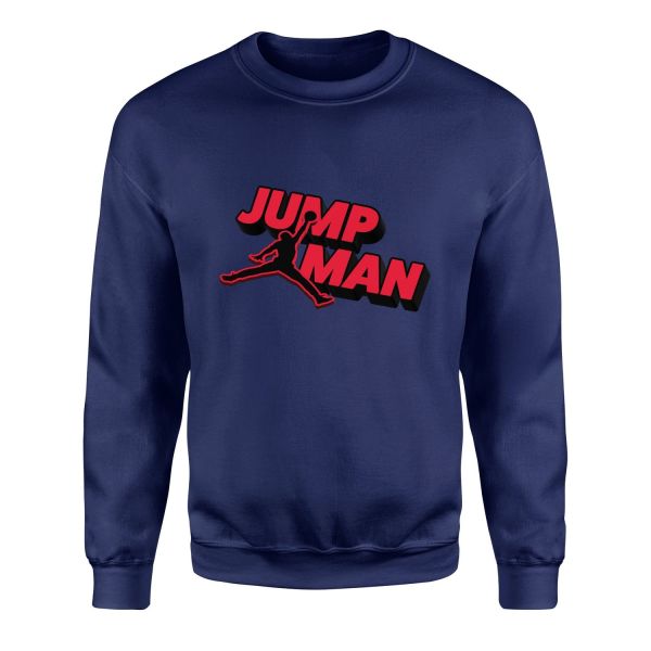 Jordan Jumpman Sweatshirt M - İndigo Mavisi