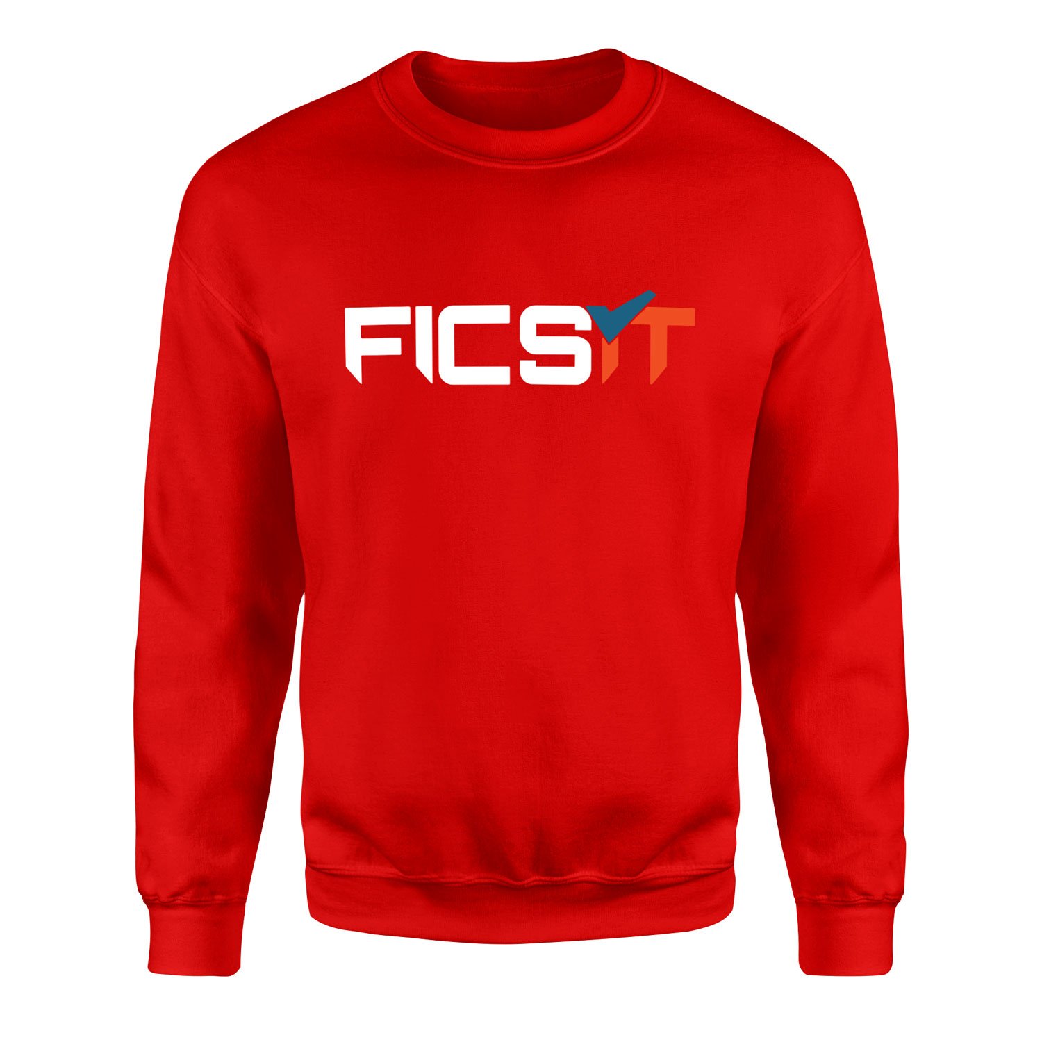 FICSIT Inc. | Satisfactory Sweatshirt M - Kırmızı