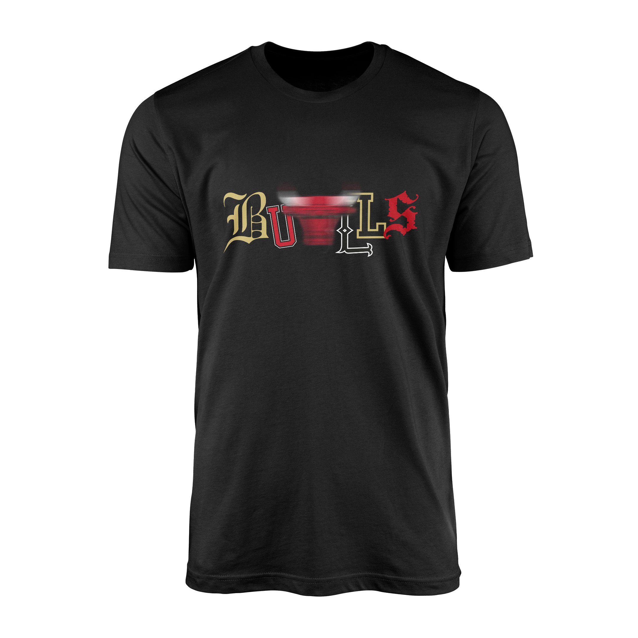 Bulls History Tişört XL - Siyah