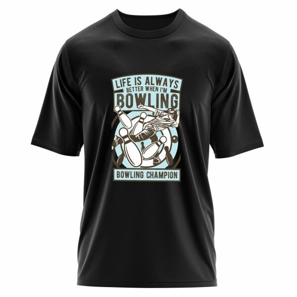 Bowling Champion Oversize Tişört