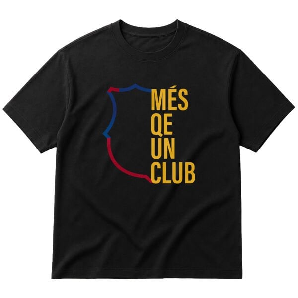 Més que un Club | FC Barcelona Oversize Tişört