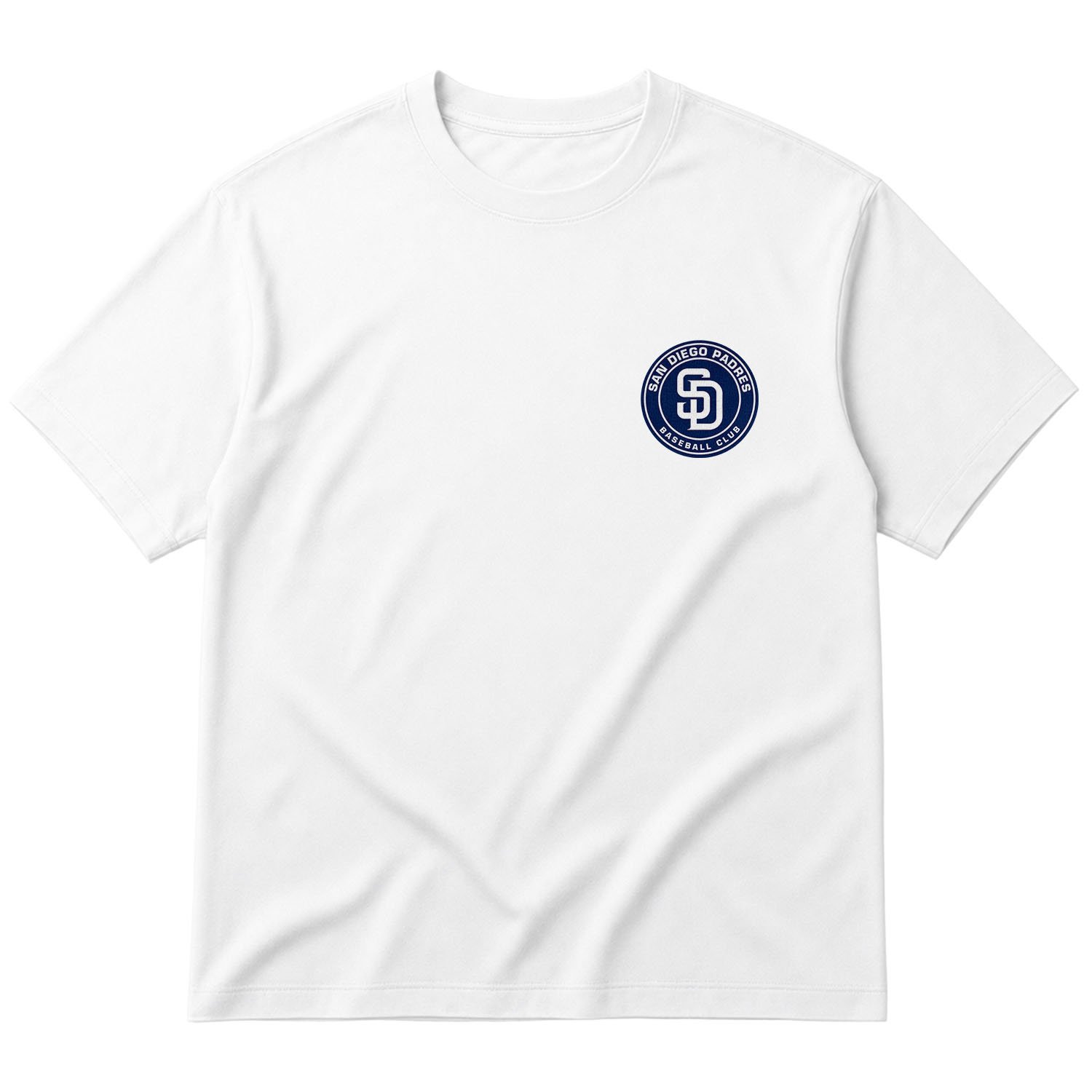 San Diego Padres Baseball Club Oversize Tişört XL - Beyaz