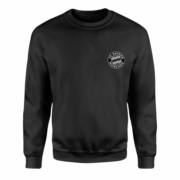 Bayern Münih Rekordmeister Muted Black Sweatshirt S - Siyah
