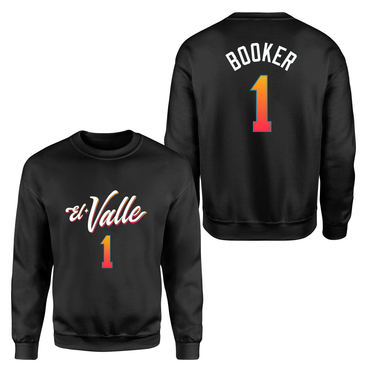 Devin Booker Phoenix Forma Sweatshirt S - Siyah
