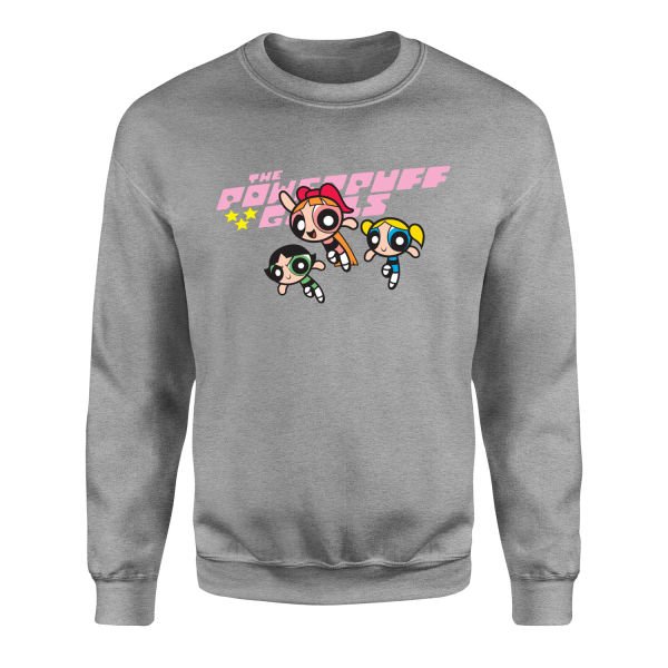 The Powerpuff Girls Sweatshirt L - Gri