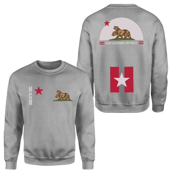 New California Republic NCR Star Edition Sweatshirt L - Gri