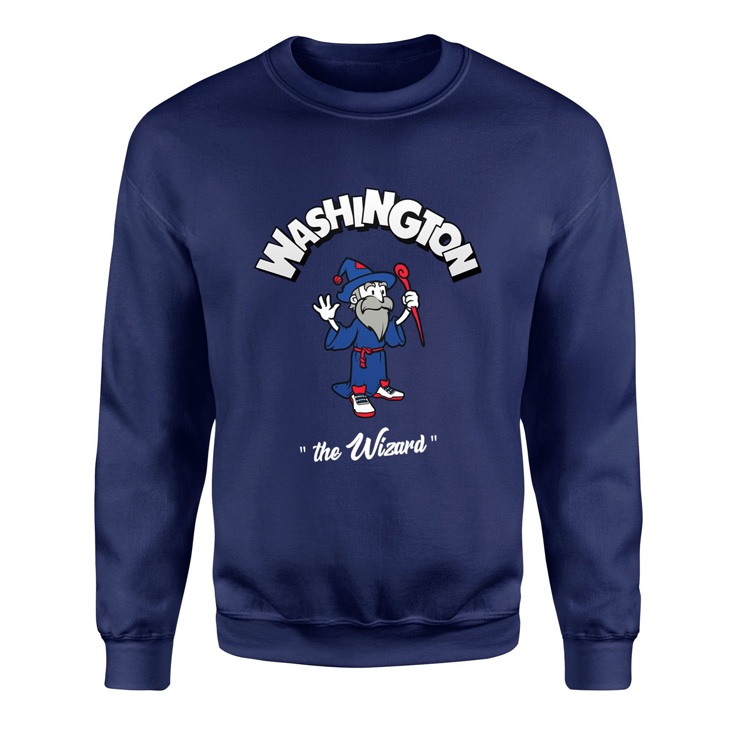 Wizards Cartoon Sweatshirt L - İndigo Mavisi