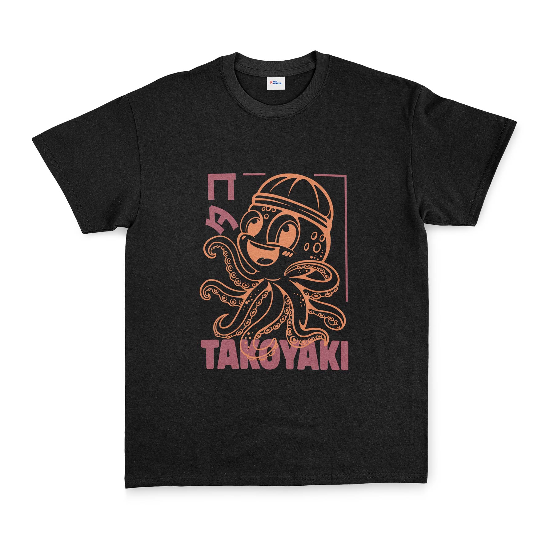 Takoyaki Tişört S - Siyah