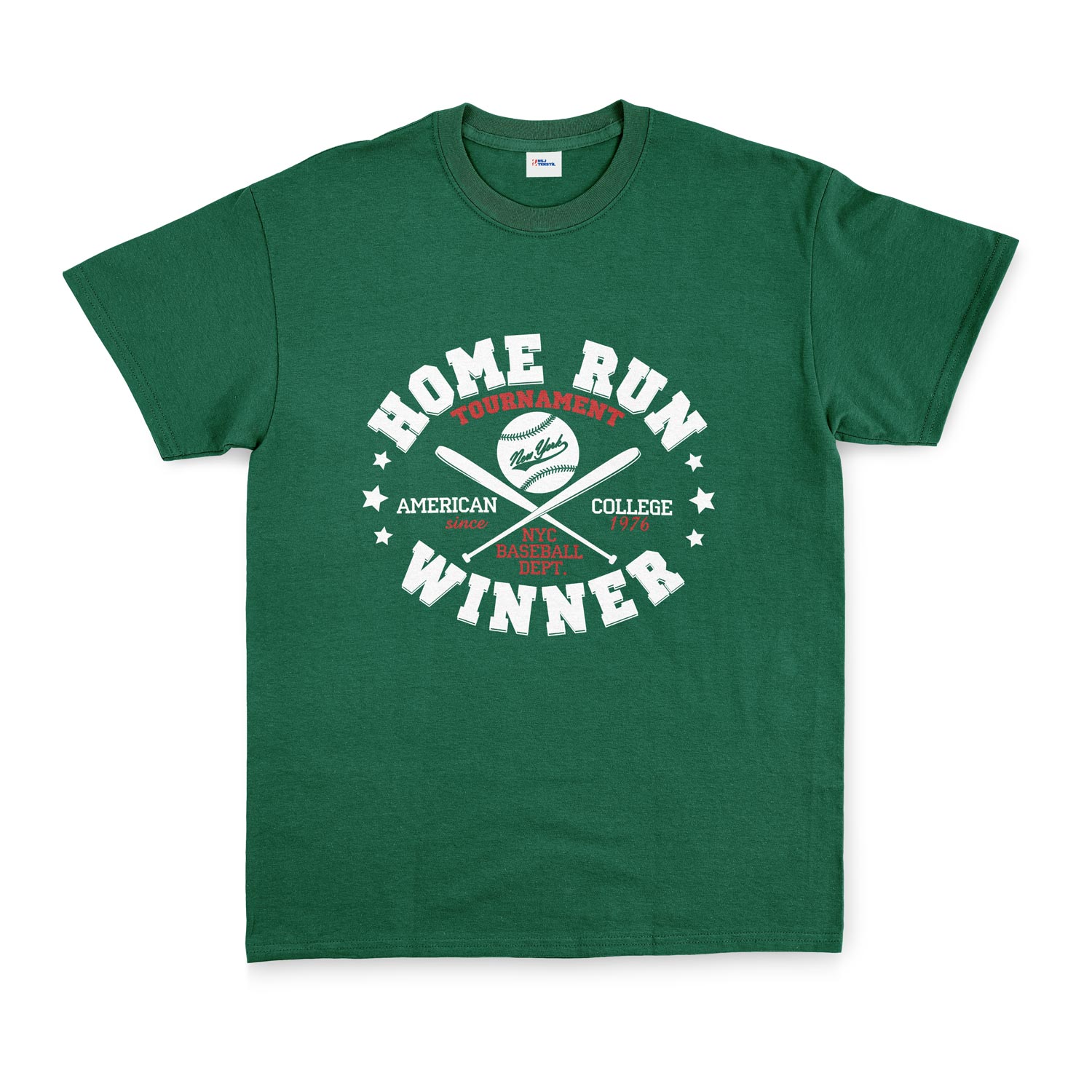 Home Run Winner Tişört S - Nefti Yeşili