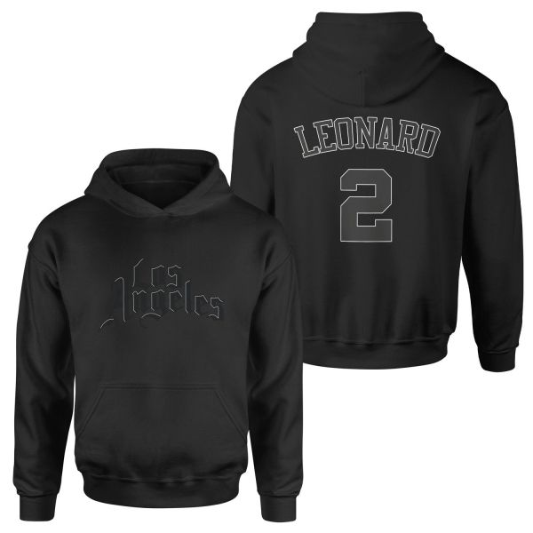 Kawhi Leonard Los Angeles Forma Hoodie M - Siyah