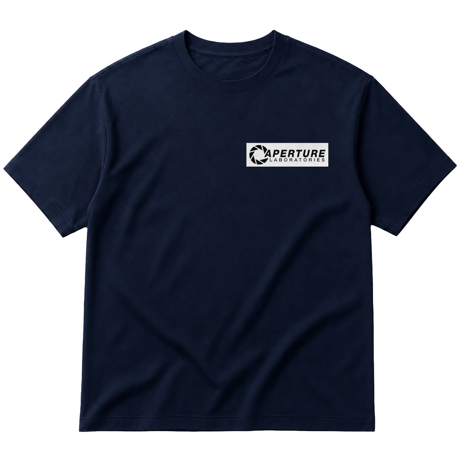 Aperture Laboratories Oversize Tişört L - İndigo Mavisi