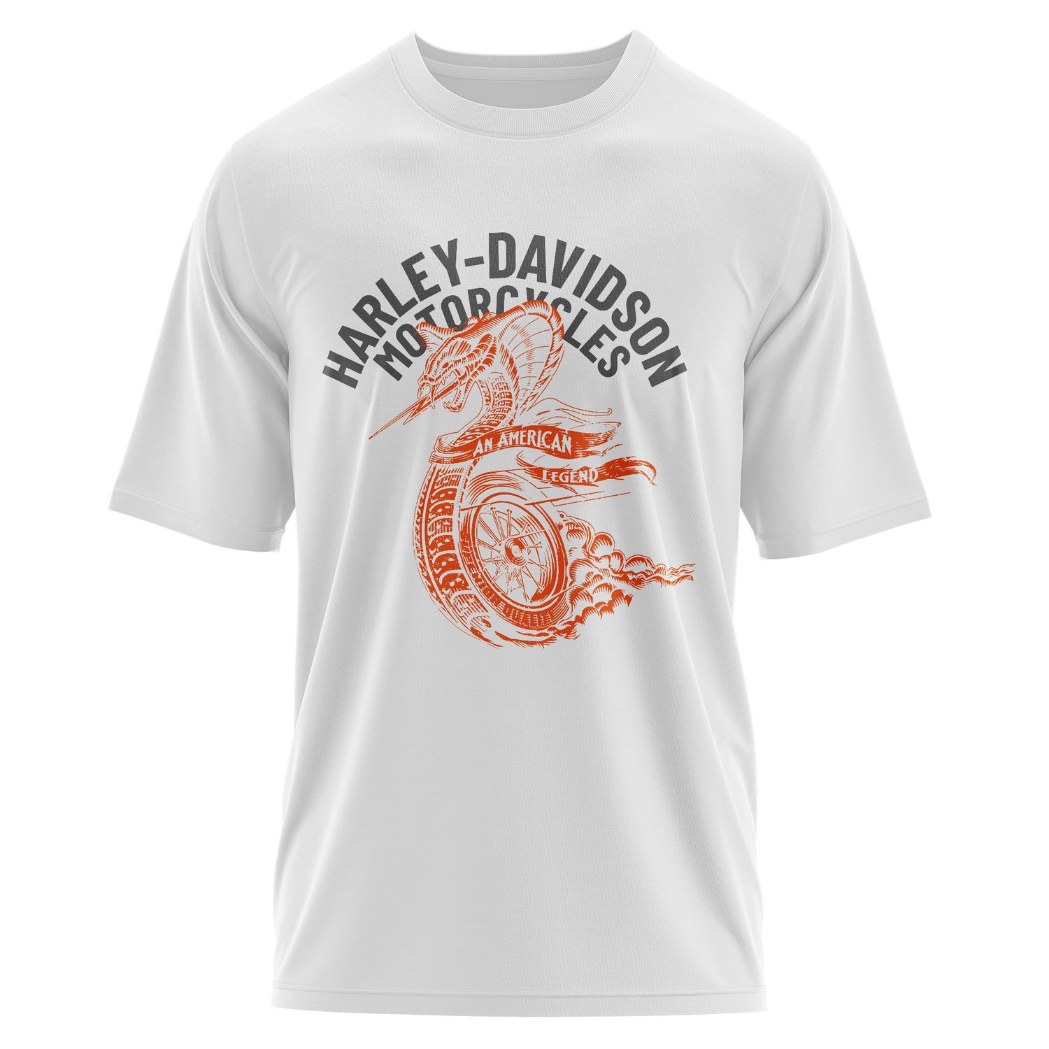 Harley-Davidson An American Legend Oversize Tişört S - Beyaz