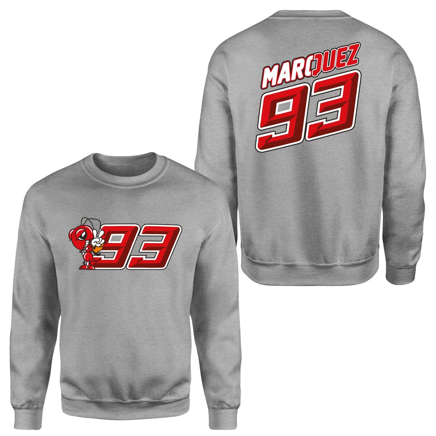 Marc Marquez 93 Sweatshirt M - Gri