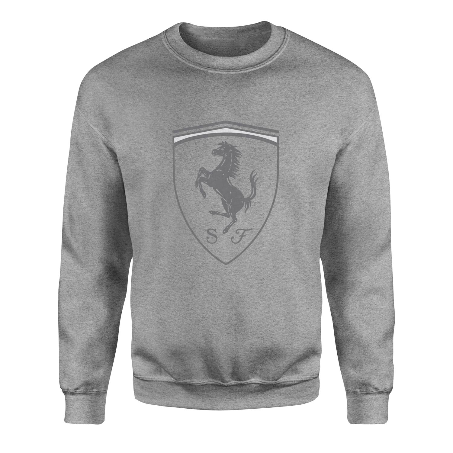 Scuderia Ferrari Grunge Sweatshirt S - Gri | OUTLET