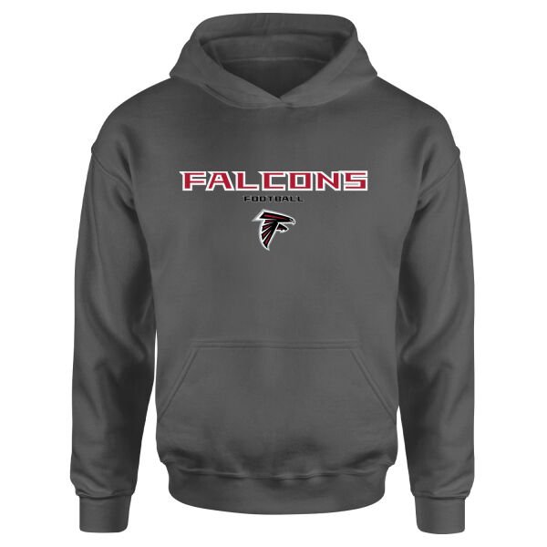 Falcons Football Hoodie M - Füme