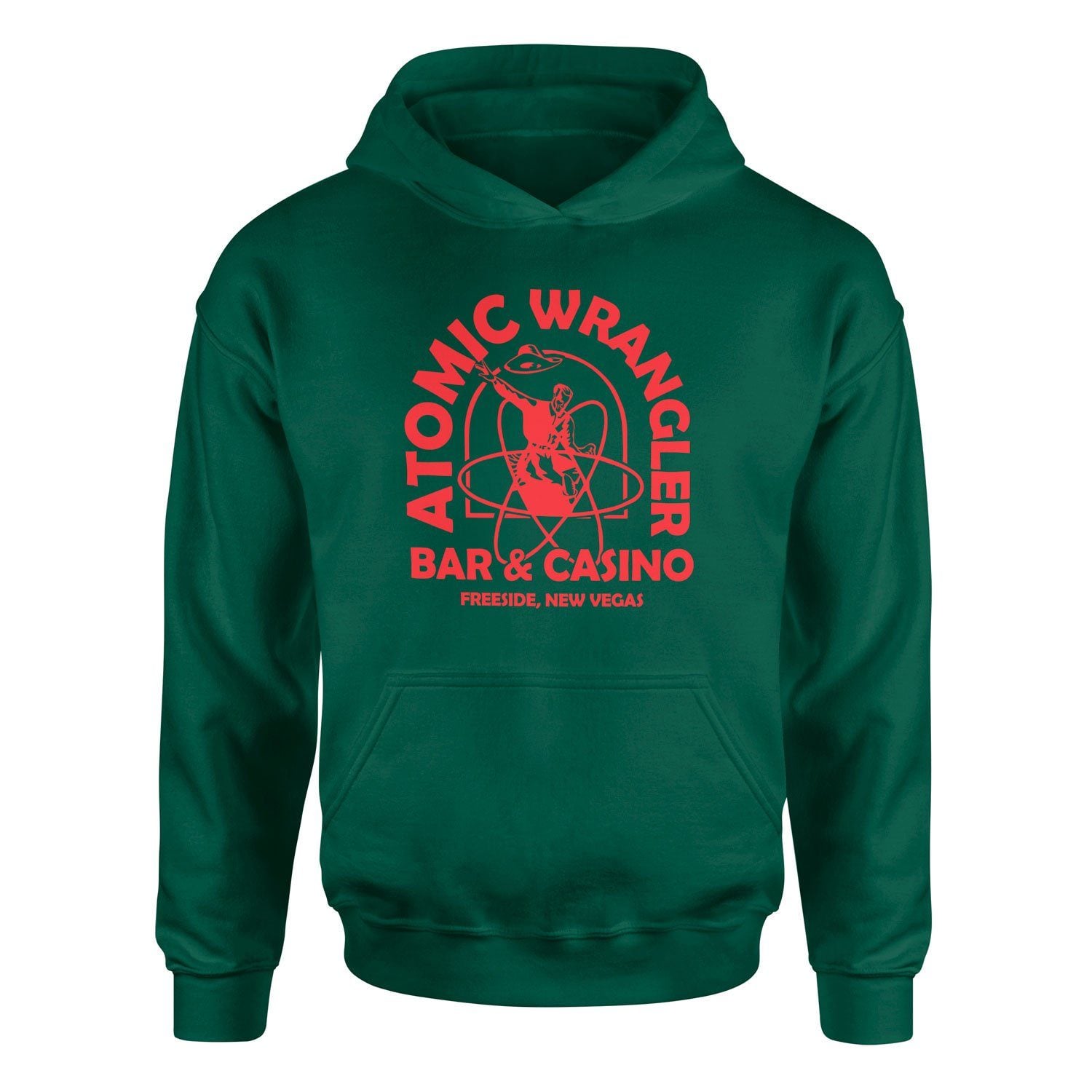 Atomic Wrangler | Fallout Hoodie S - Nefti Yeşili