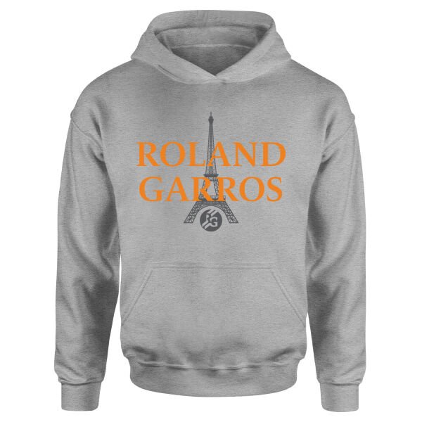 Roland Garros 2026 Casual Hoodie XL - Gri