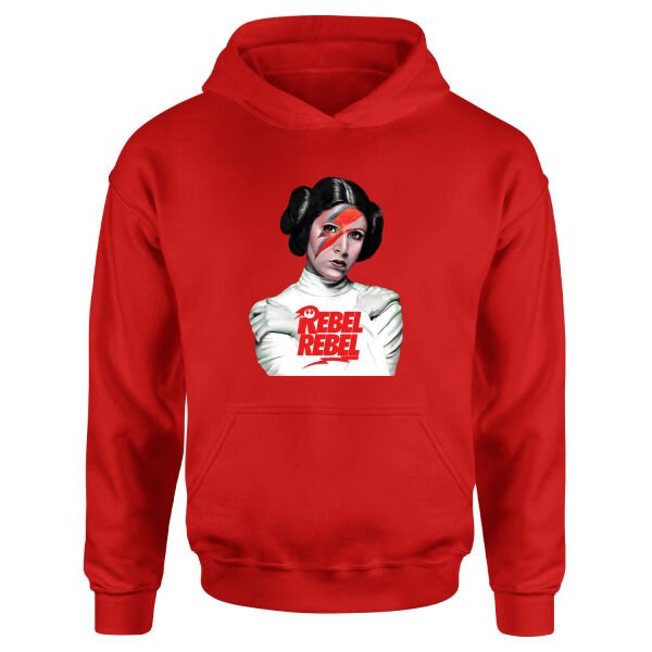Rebel Rebel Hoodie S - Kırmızı
